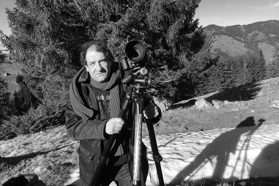 Bei Wind und Wetter an der Arbeit